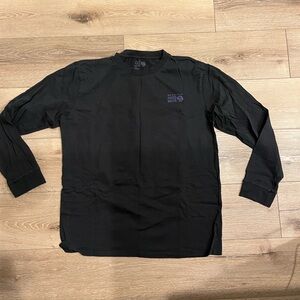 Mountain Hardwear Black Graphic Long Sleeve